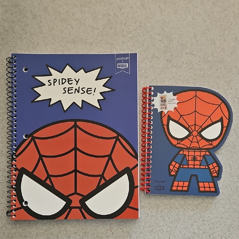 Yoobi Spider-Man Notebooks